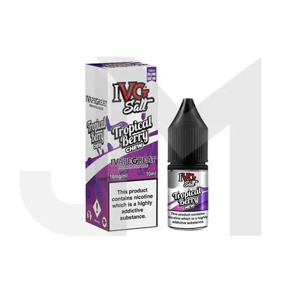 New! I VG Salt 10mg 10ml Nic Salt (50VG/50PG)