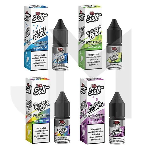 New! I VG Salt 10mg 10ml Nic Salt (50VG/50PG)