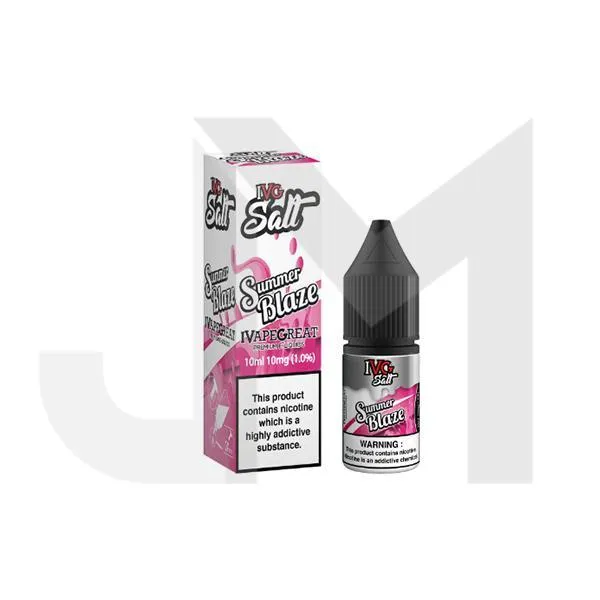 New! I VG Salt 10mg 10ml Nic Salt (50VG/50PG)