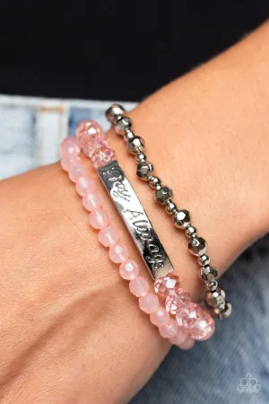 Paparazzi Pray Always Bracelet Pink