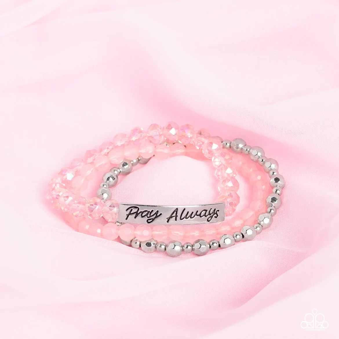 Paparazzi Pray Always Bracelet Pink