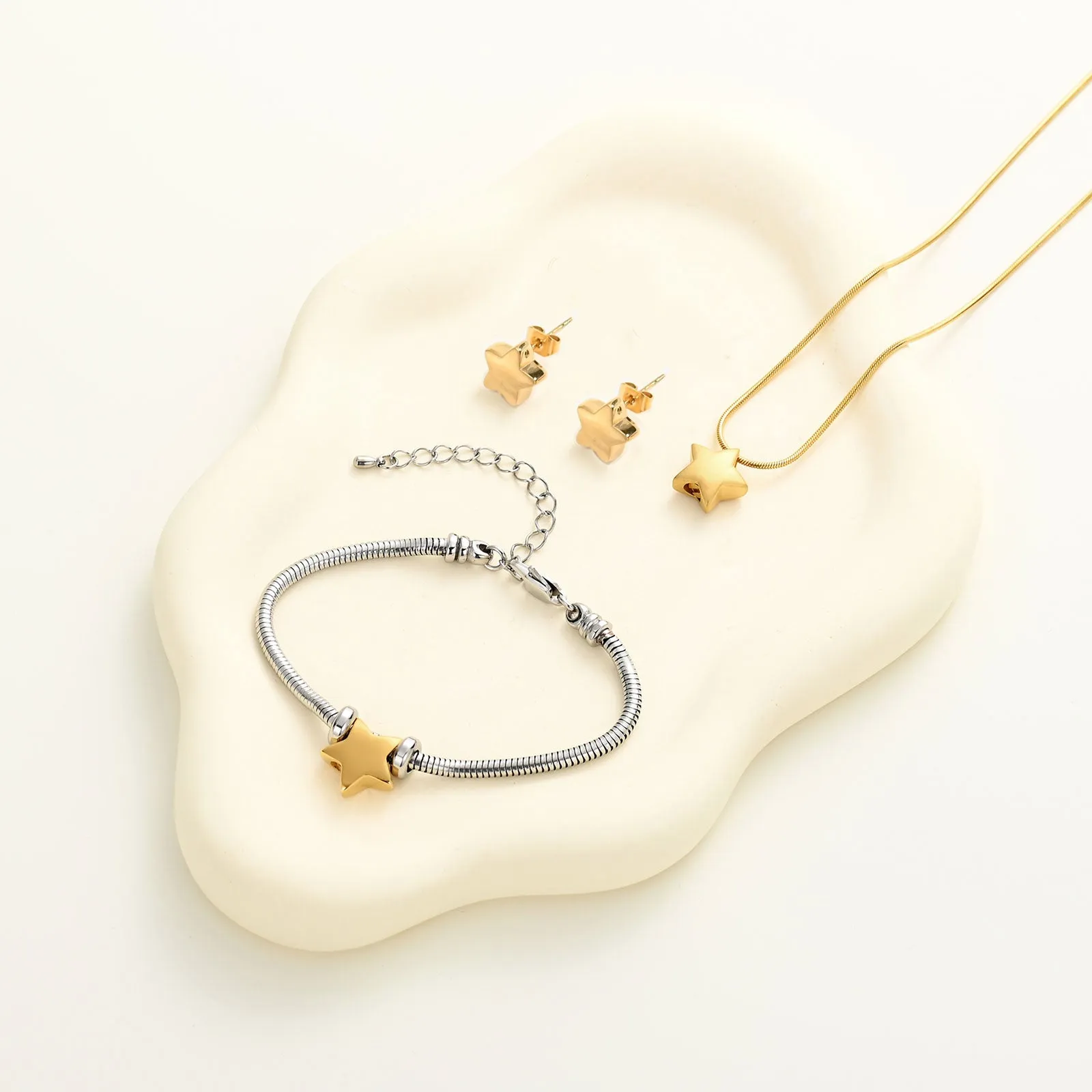 Paragon Cremation Jewelry Set - Golden Star - ITPAR108