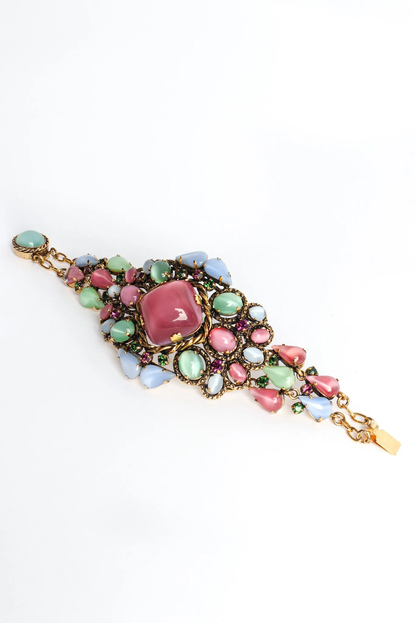 Pastel Glass Stone Bracelet