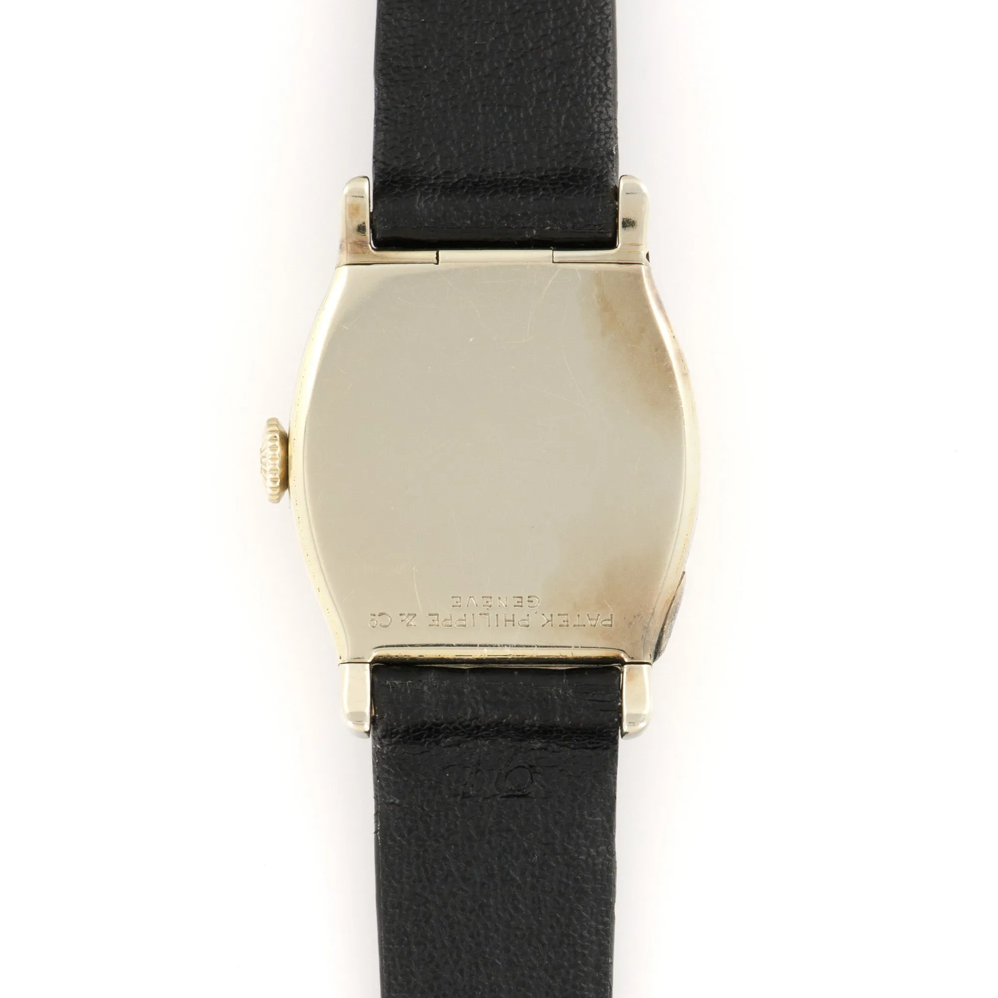 Patek Philippe White Gold Tonneau Watch from 1927
