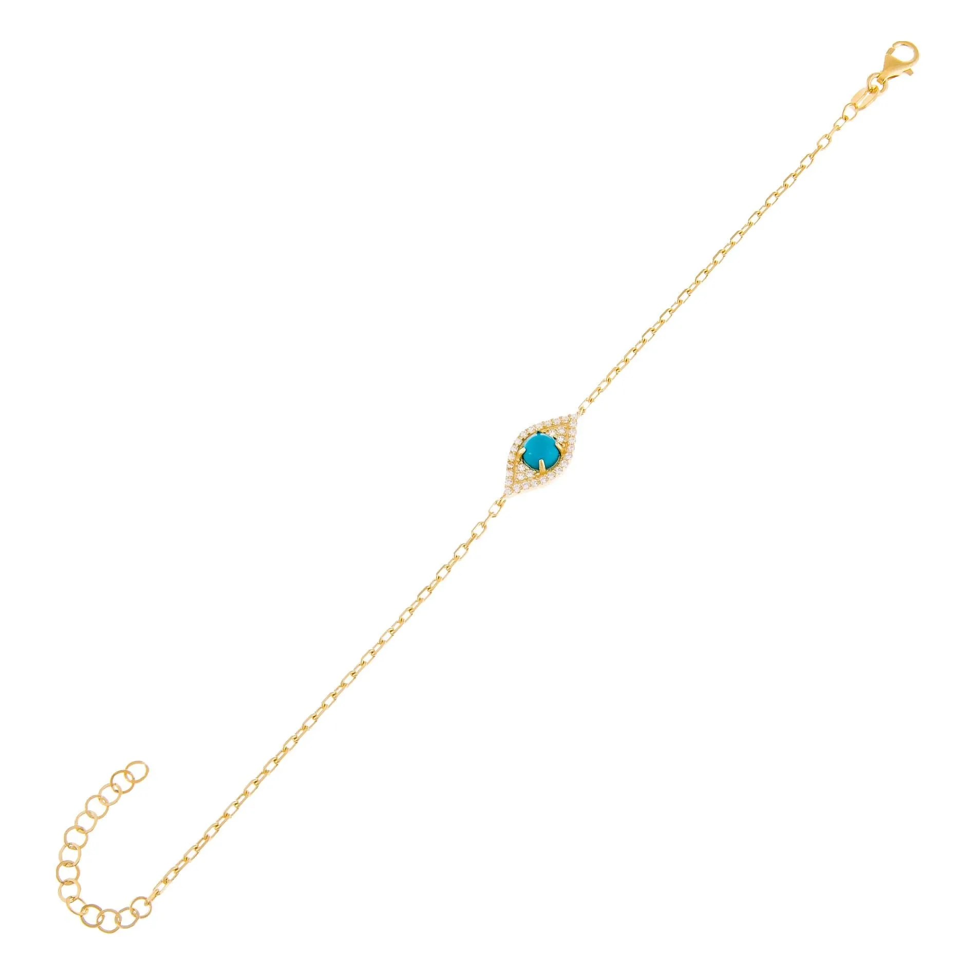 Pavé Evil Eye Bracelet