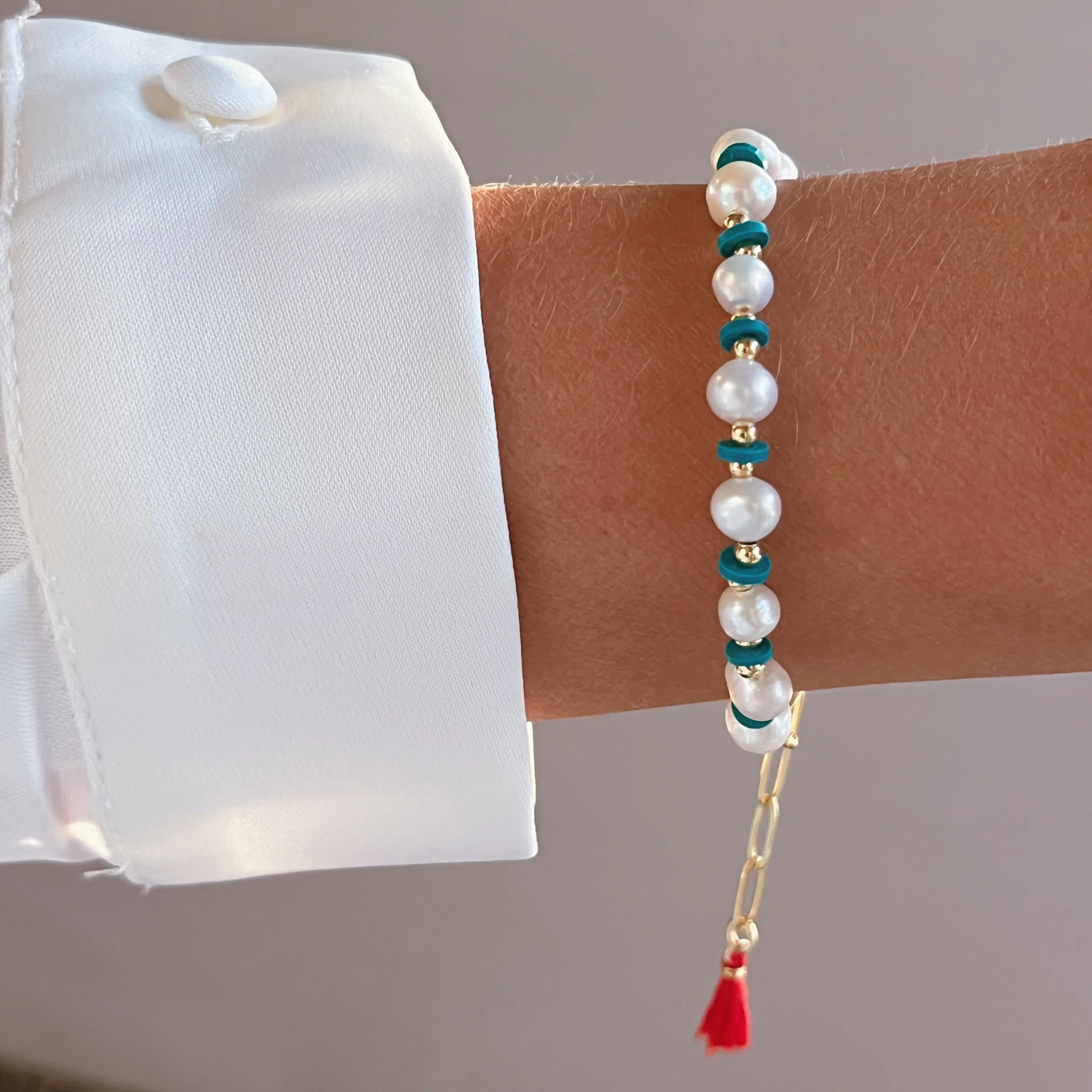 Pearl Beaded Bracelet