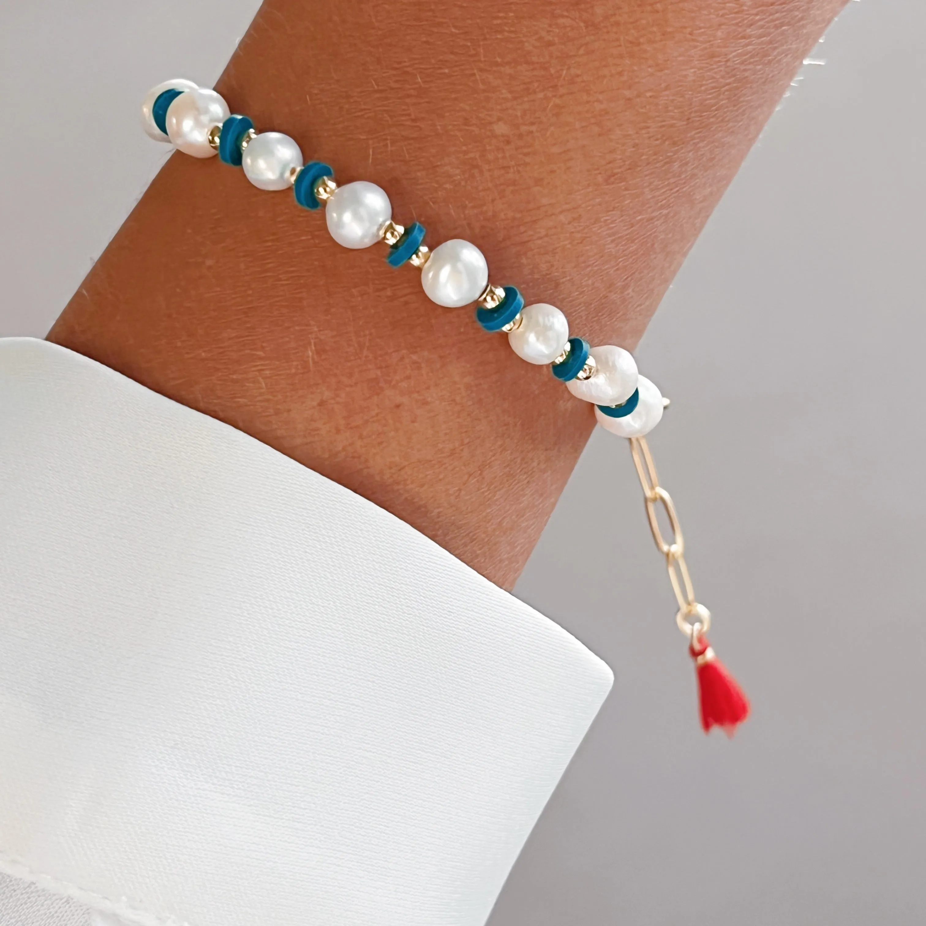 Pearl Beaded Bracelet