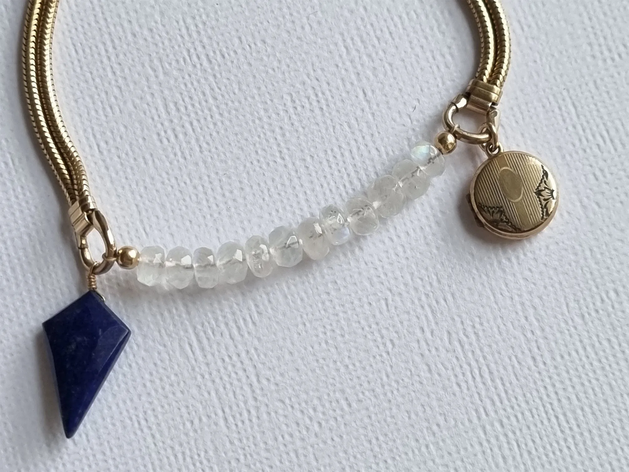 petite locket bracelet
