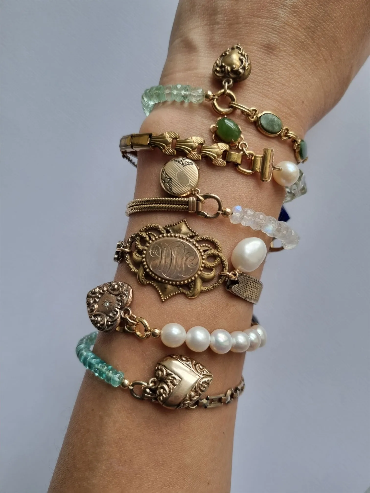 petite locket bracelet