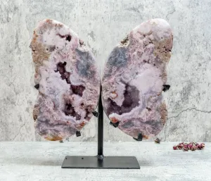 Pink Amethyst Butterfly Wing Slabs