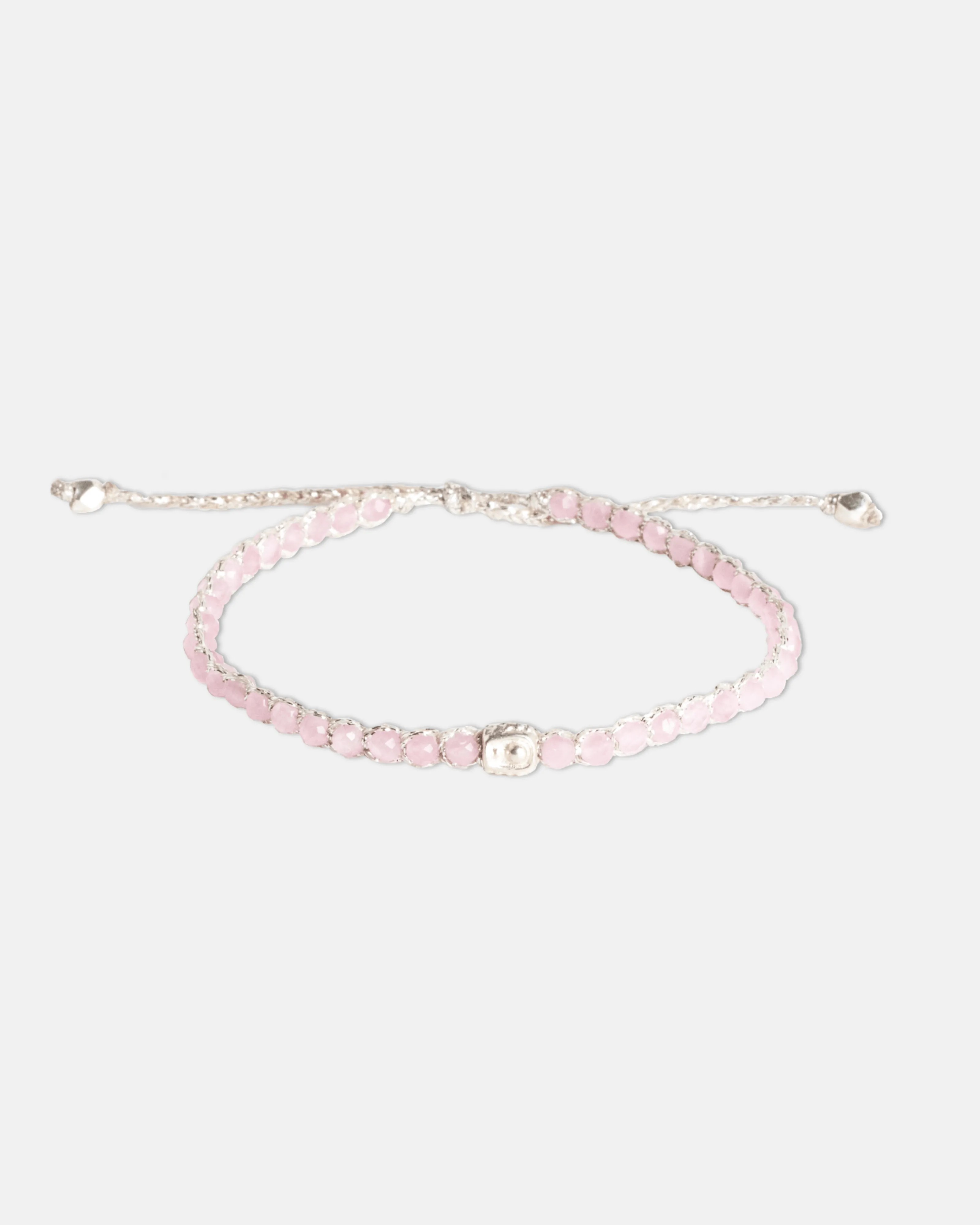 Pink Tourmaline Bracelet from Mozambique | Silver