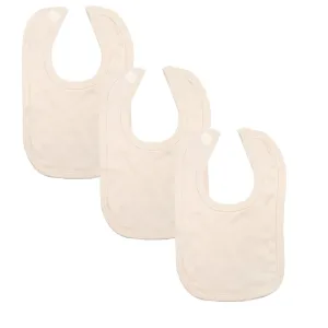Plain Traditional Bibs - 3 Pack
