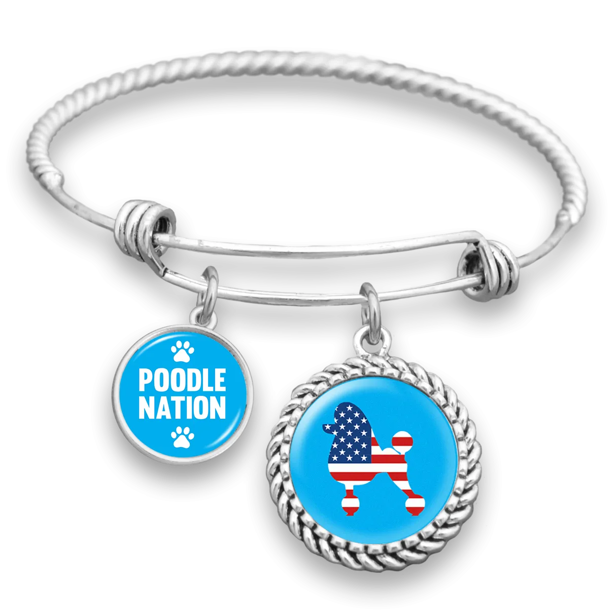 Poodle Nation Charm Bracelet