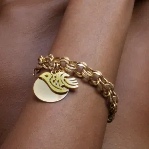 PRAY FOR PEACE DOUBLE CHARM
