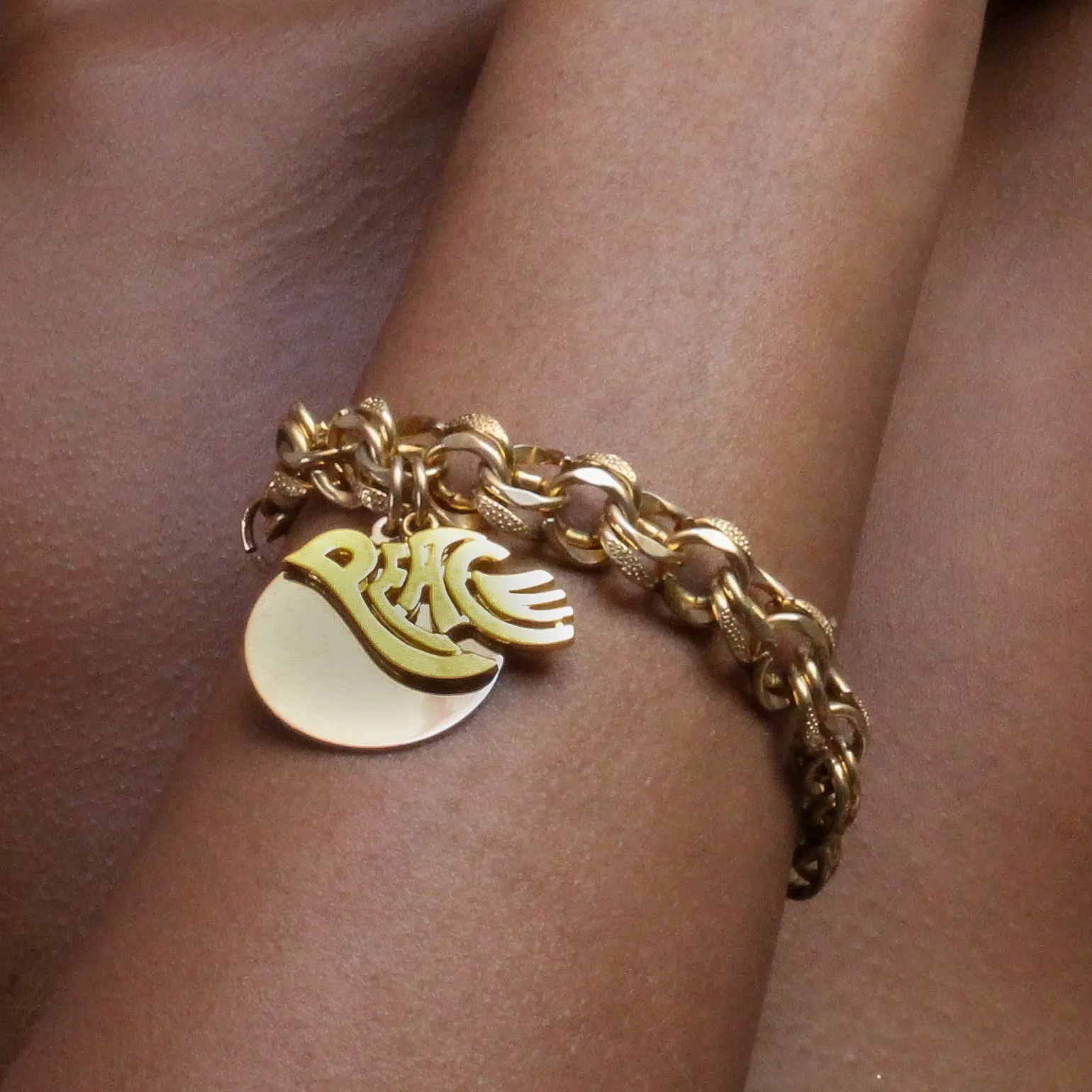 PRAY FOR PEACE DOUBLE CHARM