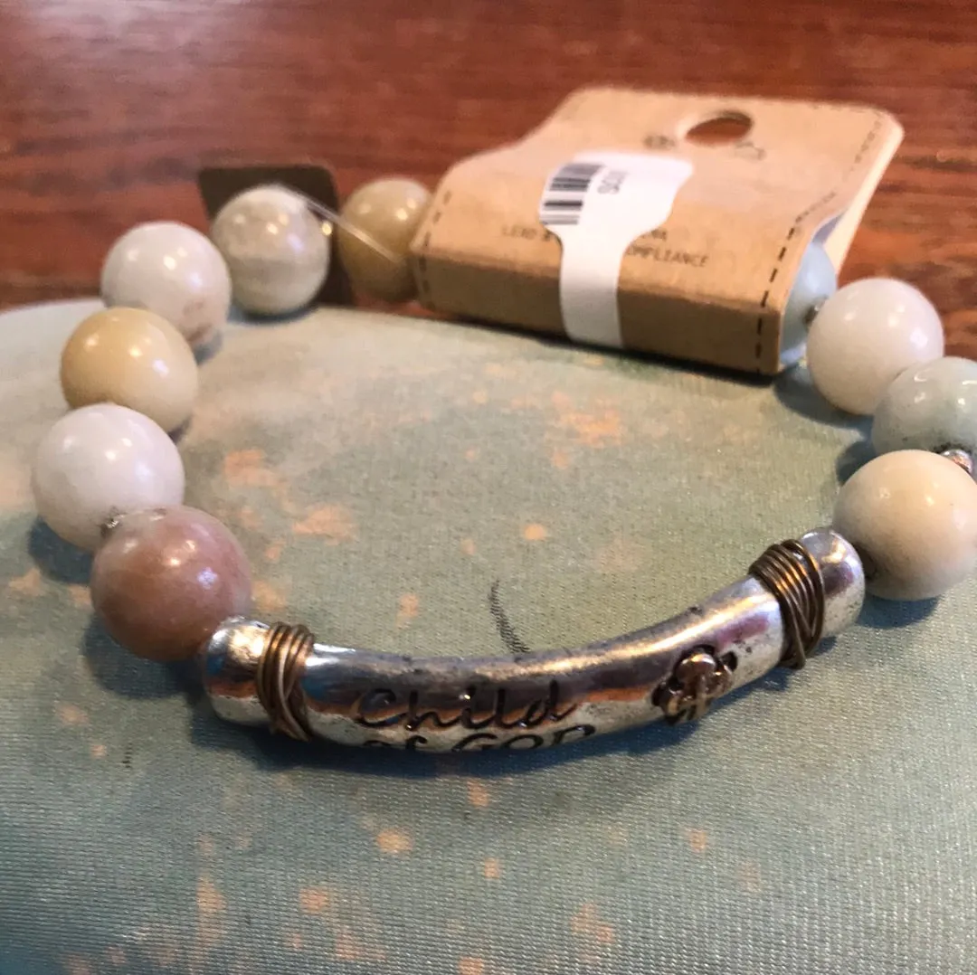 "Child of God" Beaded Bracelet