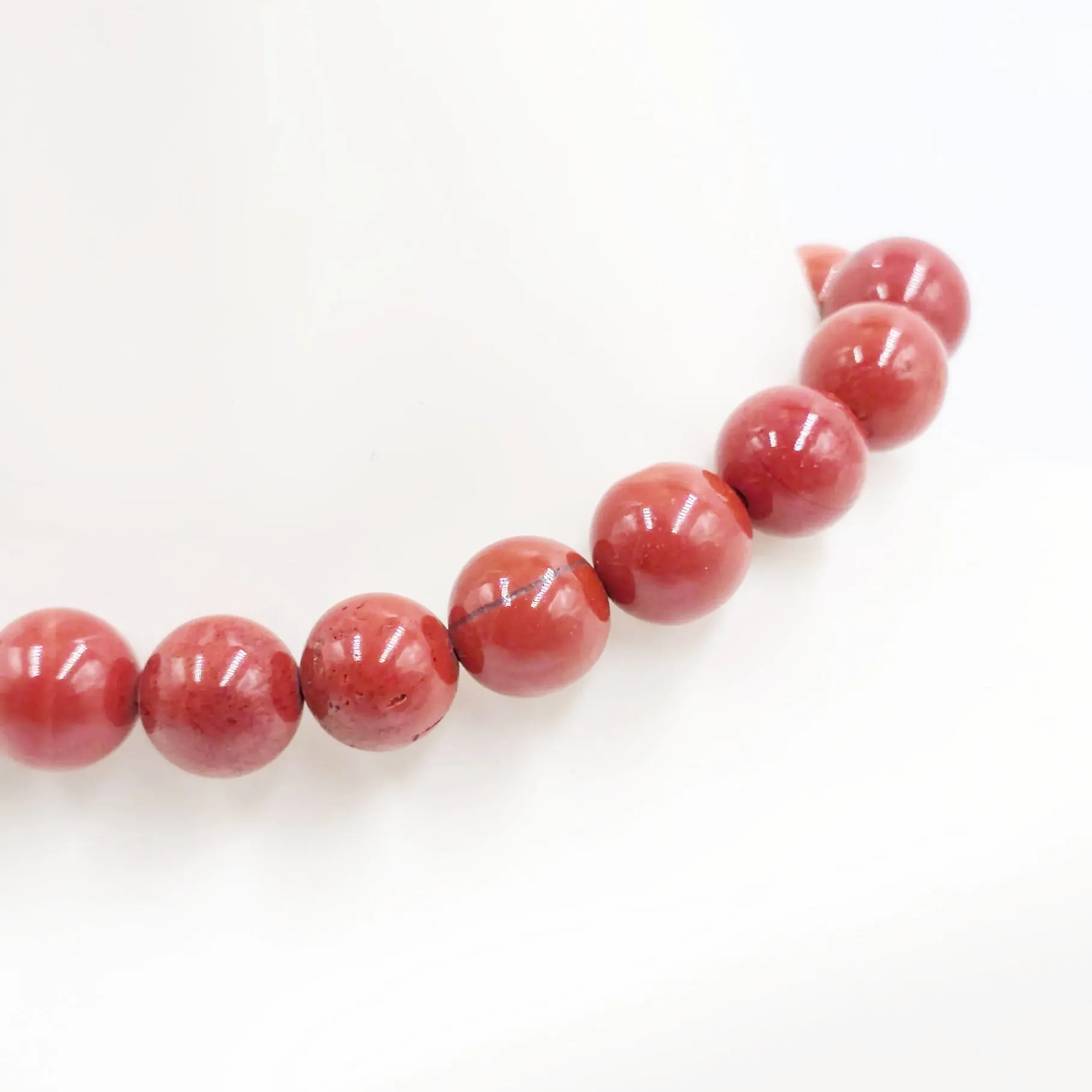 Red Jasper Bead Bracelet 8mm