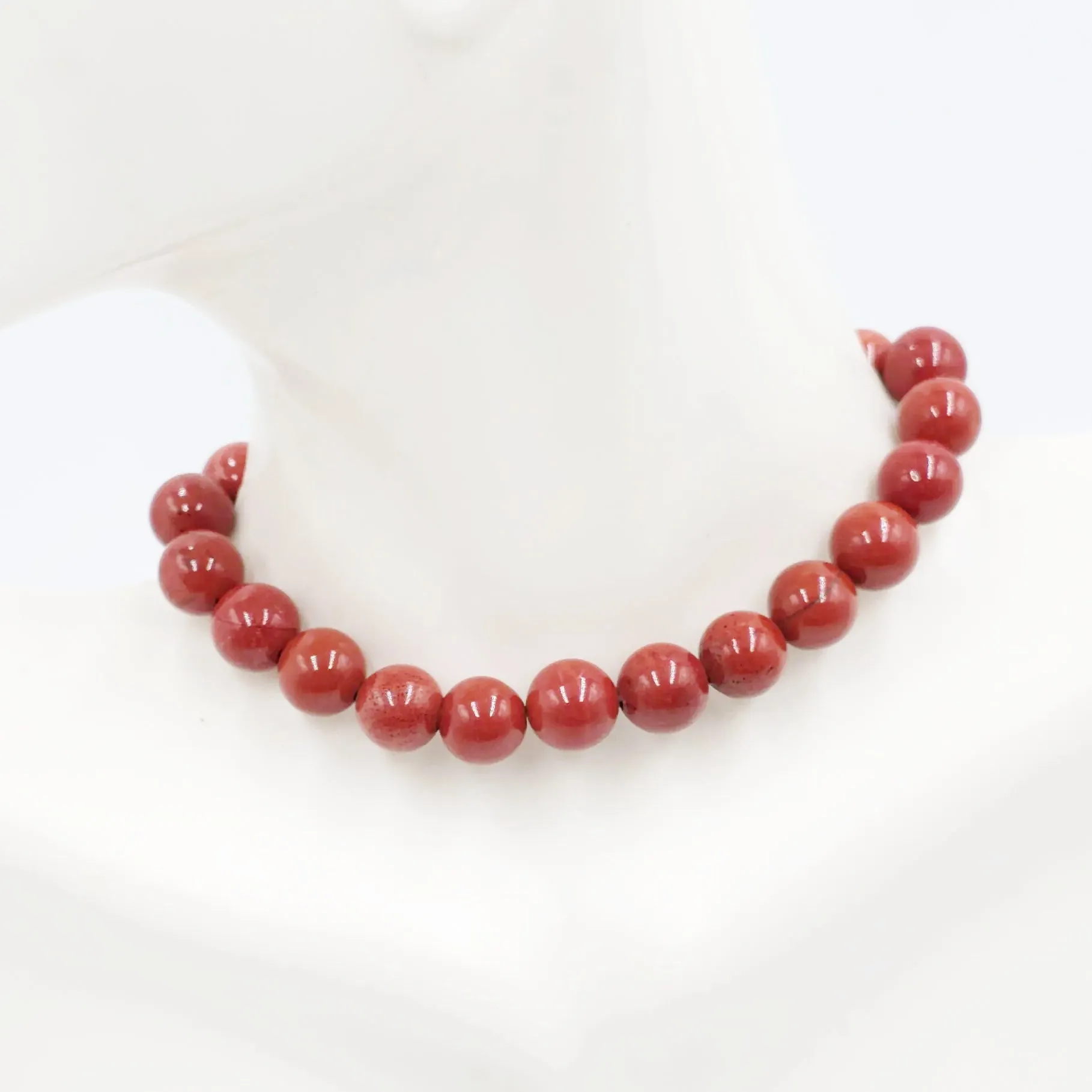 Red Jasper Bead Bracelet 8mm