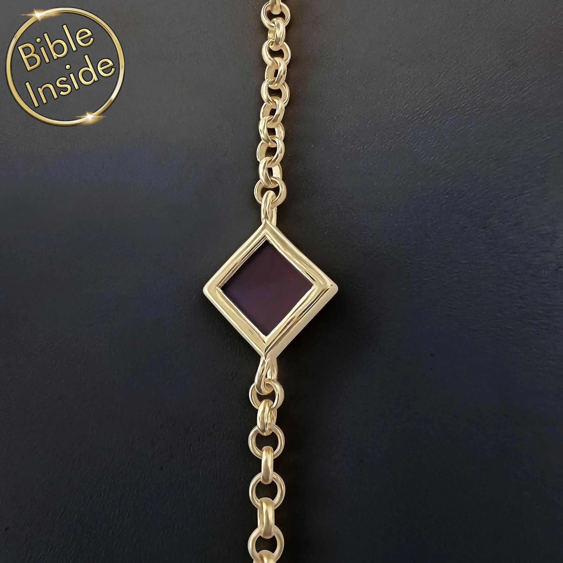Religious Bracelet with Nano Bible - Essence Bracelet