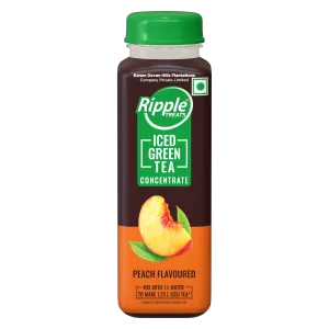 Ripple Treats - Iced Green Tea Concentrate Peach Flavoured - 250 ml