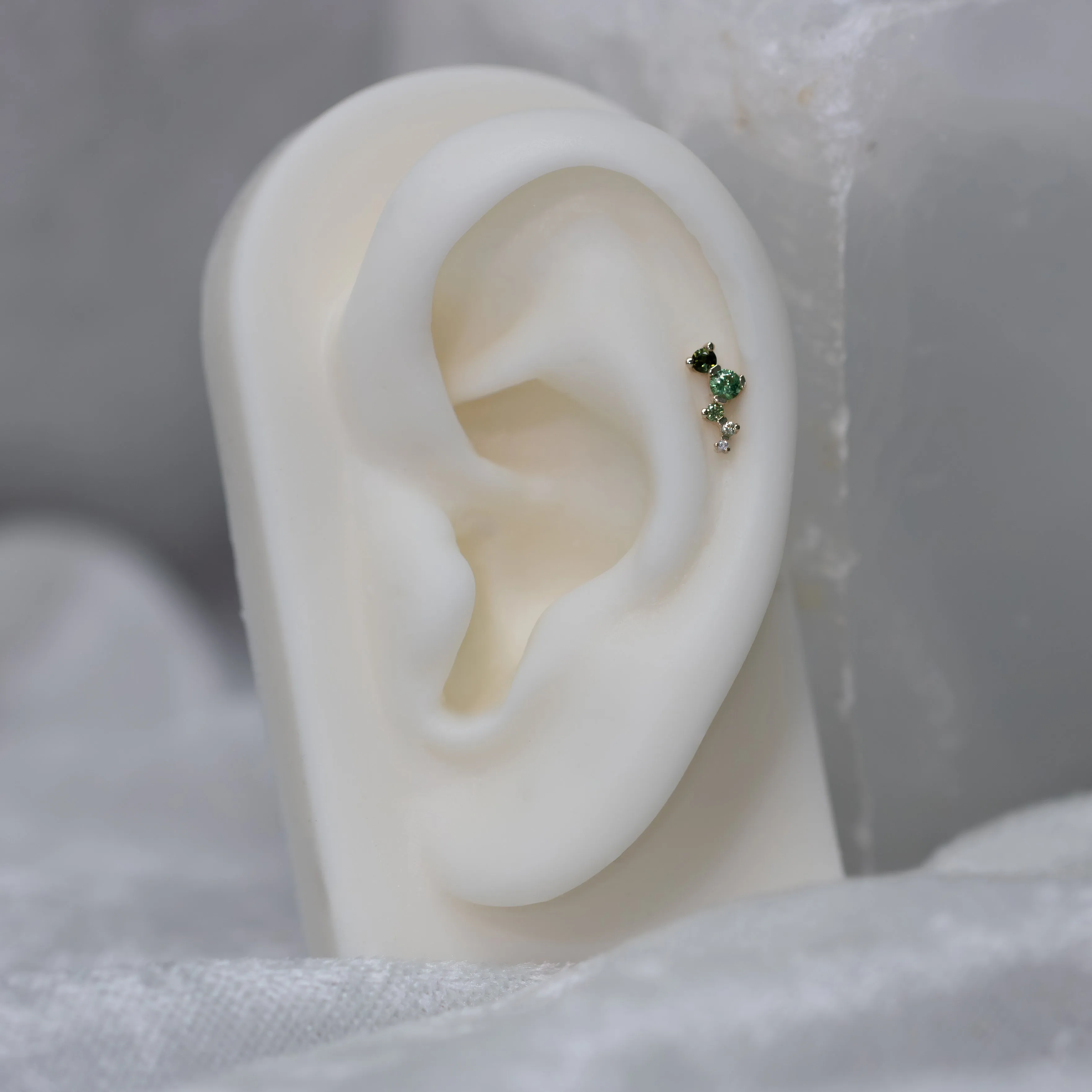 Ripple with Green Ombré 18g/16g Threaded End