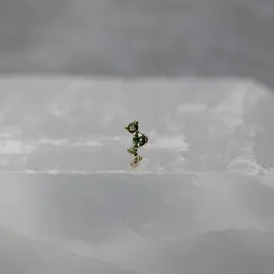 Ripple with Green Ombré 18g/16g Threaded End
