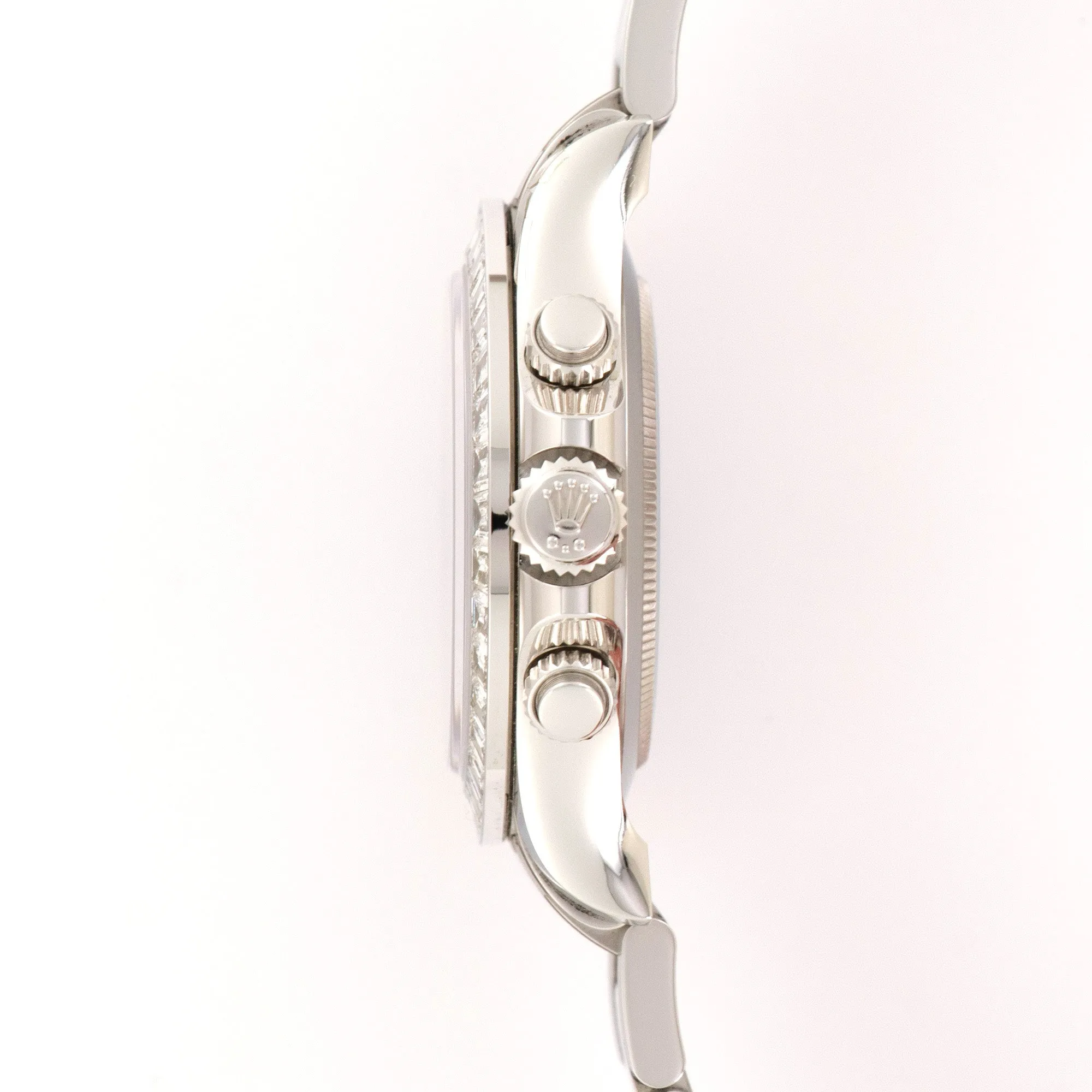 Rolex Platinum Cosmograph Daytona Diamond Watch Ref. 116576