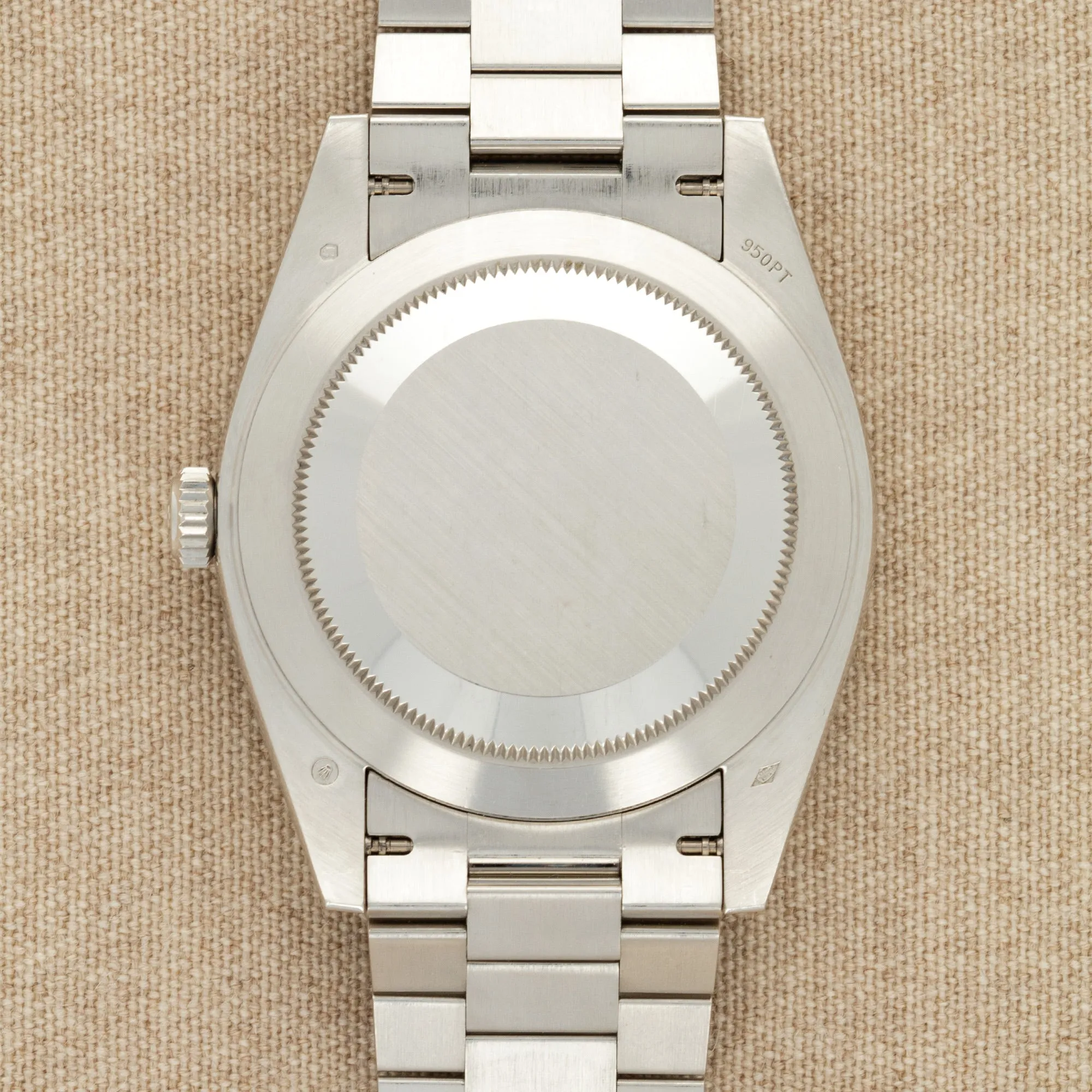 Rolex Platinum Ice-Blue Day-Date Ref. 228396 with Baguette Diamonds