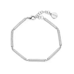 Rosé soft white bracelet 925 cubic zirconia rzbi.17