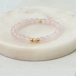 Rose Quartz Gemstone Bracelet
