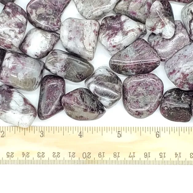 Ruby Tourmaline | Pink Tourmaline Crystals | Tumbled Stone | Crystal Healing | Choose How Many