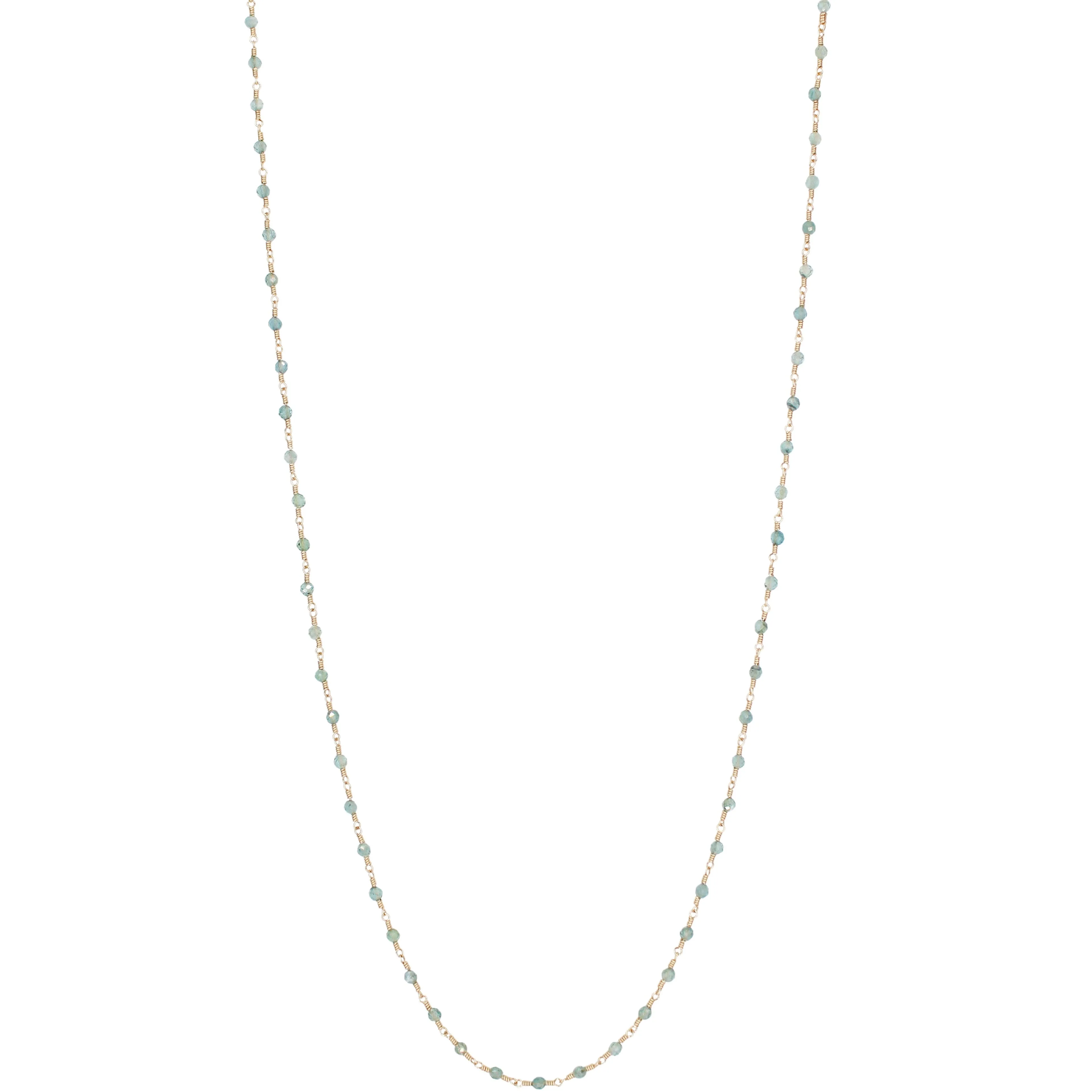 Sacred Strand Satin Petrol Tourmaline