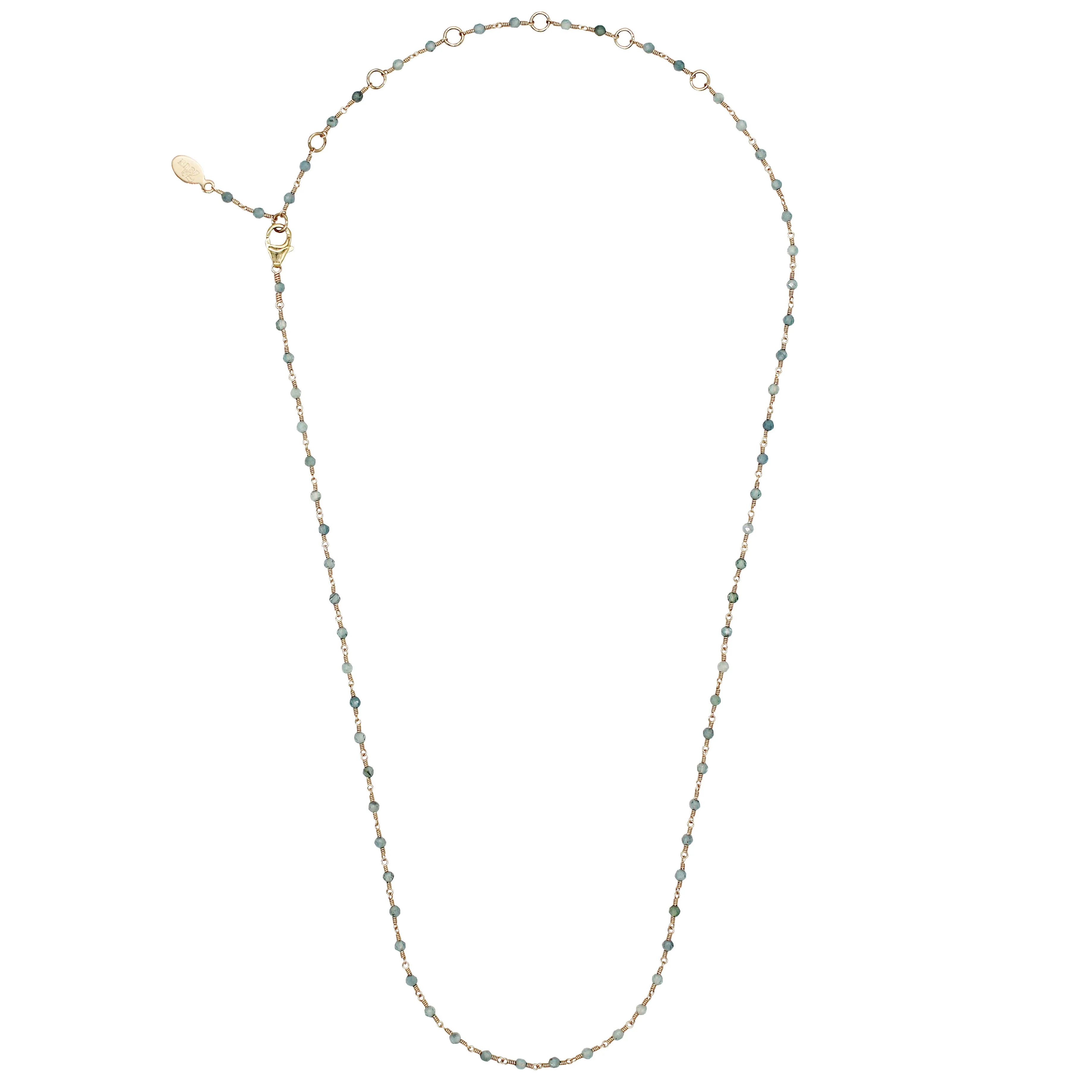 Sacred Strand Satin Petrol Tourmaline