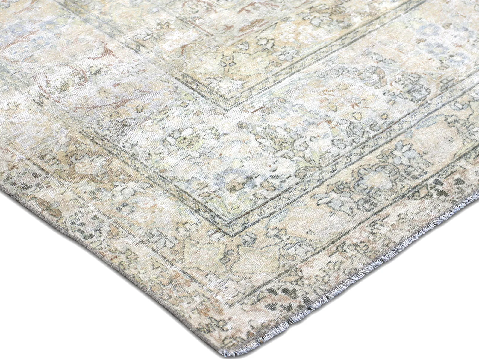 Semi Antique Persian Kerman Rug - 9' x 11'4"