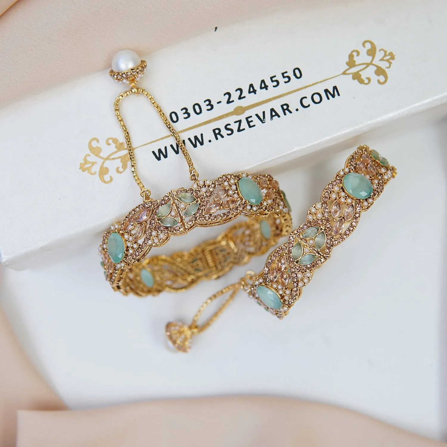 Semi-Gems Zirconium Kangans