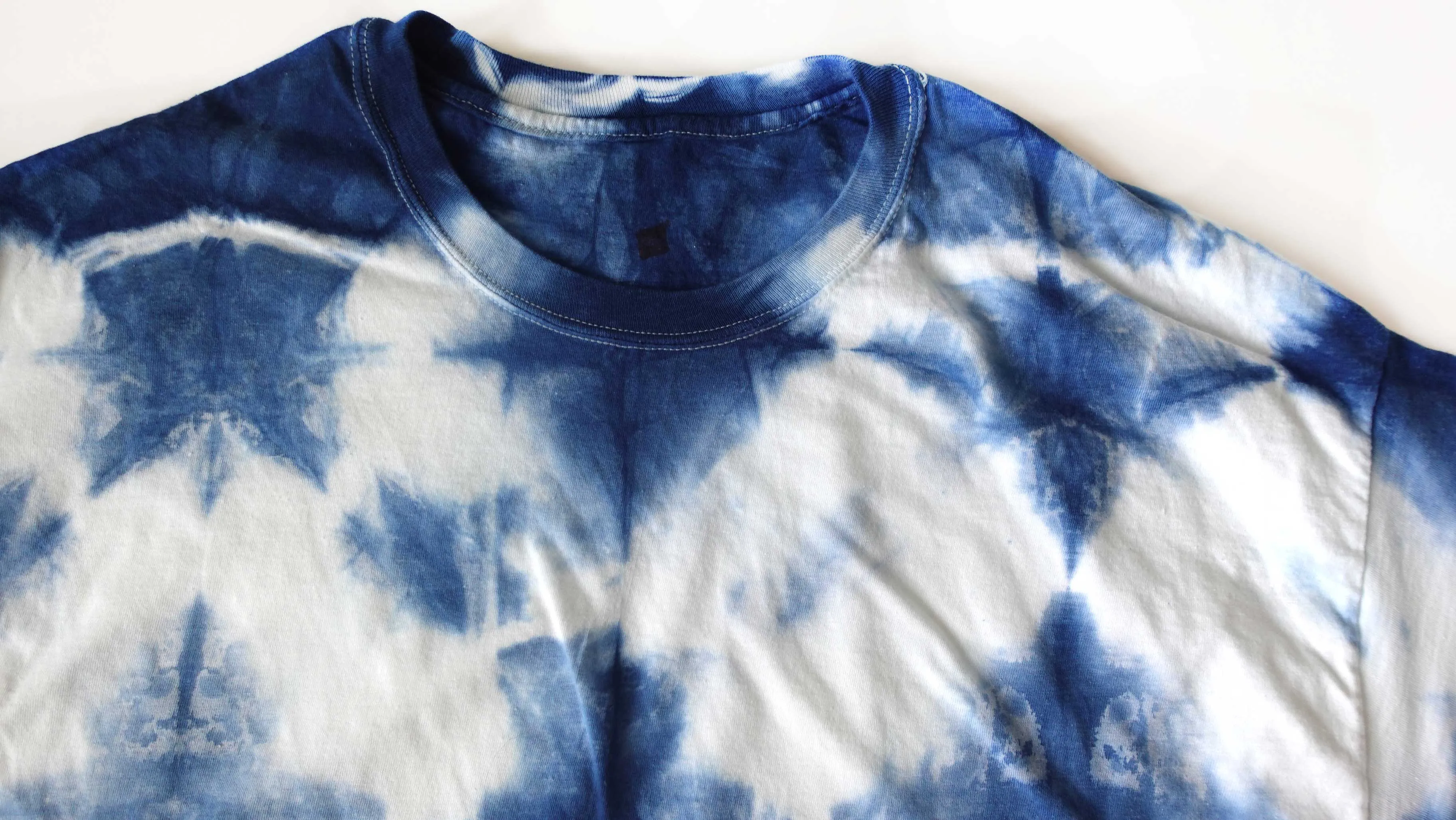 Shibori Indigo Tie Dye Tshirt Size XL Free Shipping