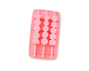 Silicone Multi Shapes Ice Pop Maker - Pink