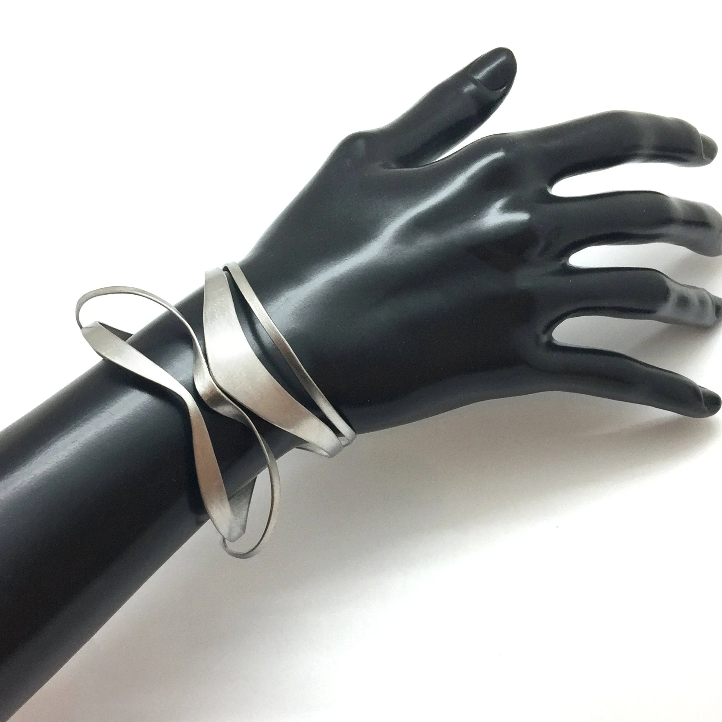 Silver Cyborg Cuff