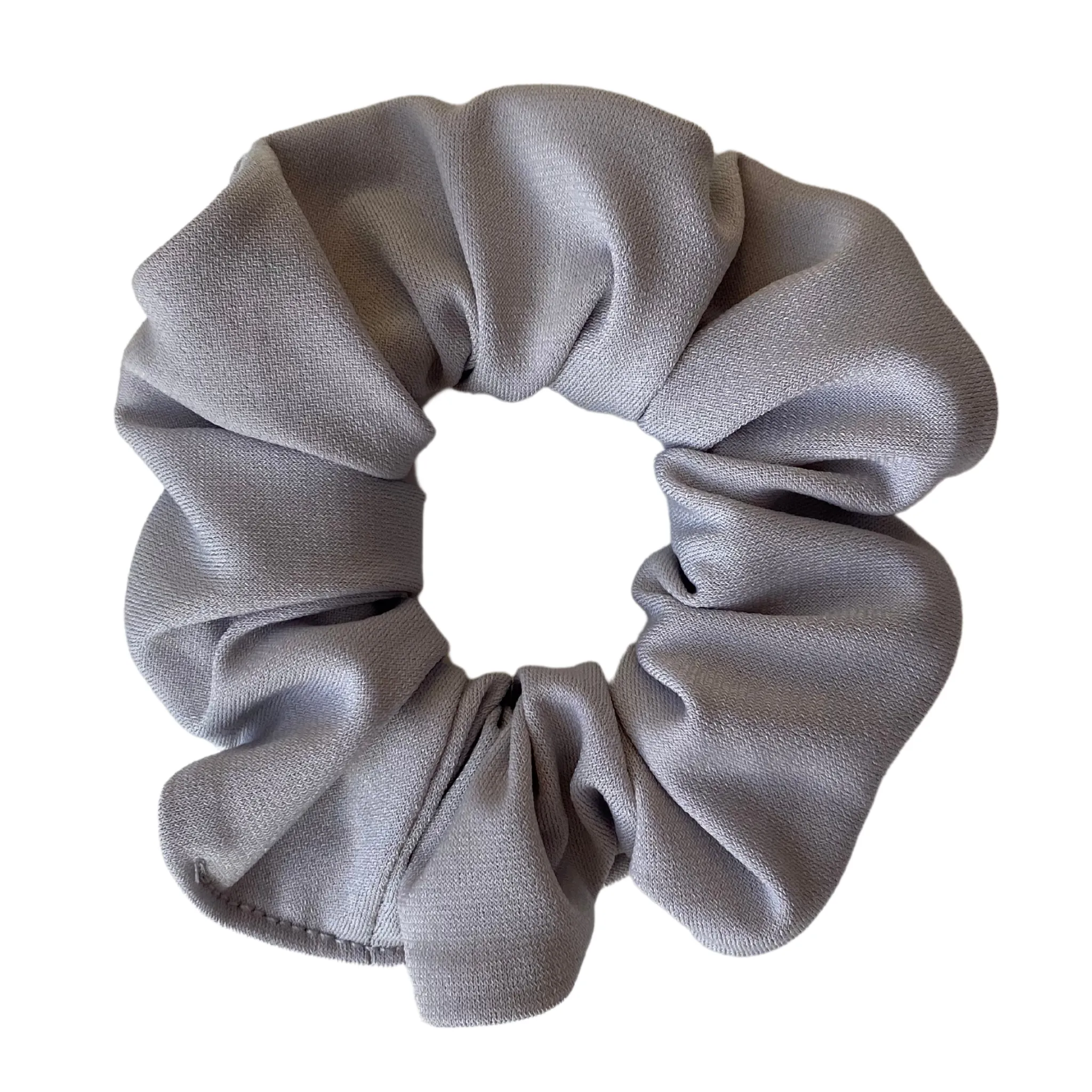 Silver Ice Scrunchie