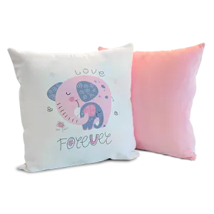 Small Soft Velour Cushion, Personalised Gift