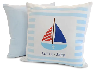 Small Soft Velour Cushion, Personalised Gift