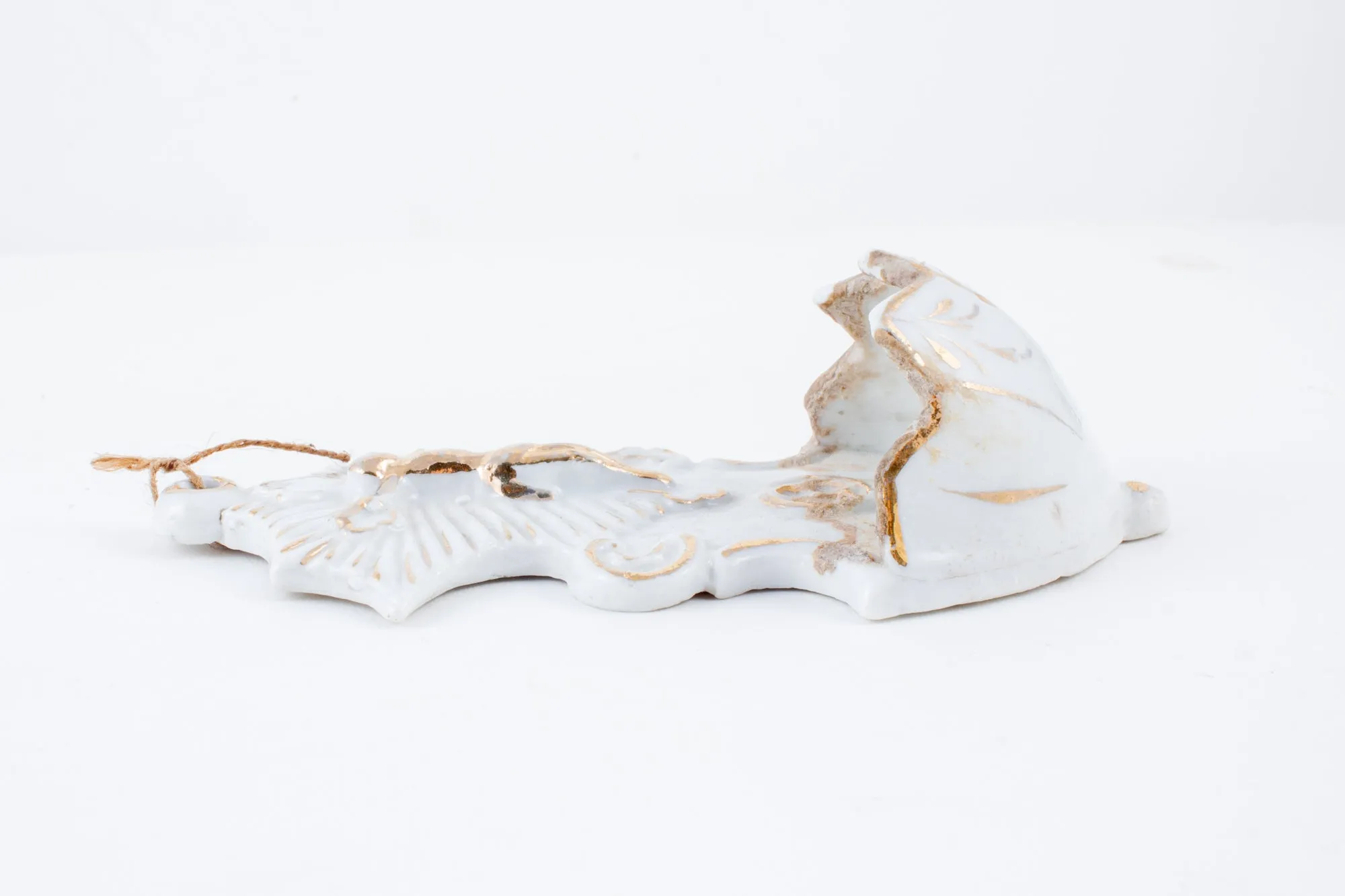 Small Vintage French Porcelain Water Font