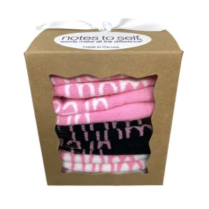 Socks in a Box for mom - 3-pair gift set