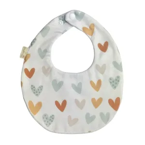 Soft Hearts Baby Bib