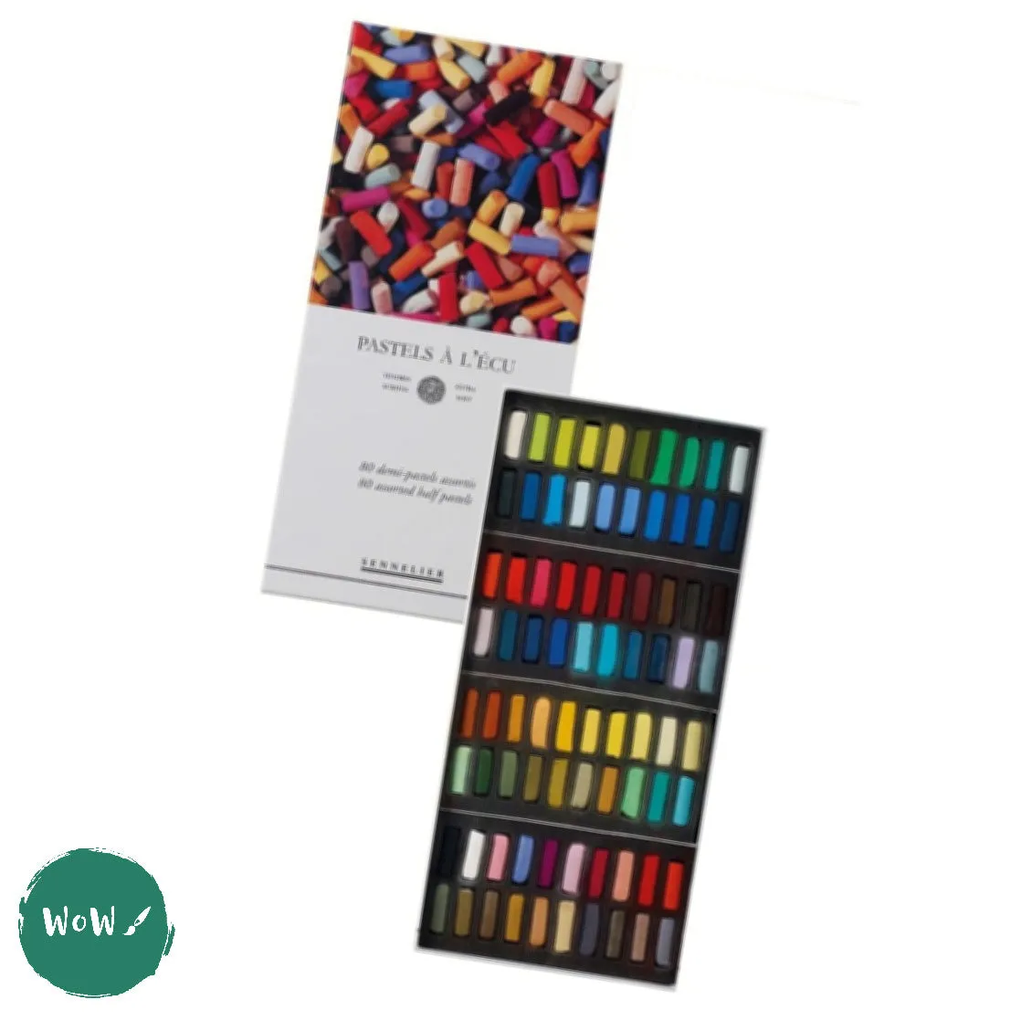 Soft Pastels Sets - SENNELIER L'ECU Extra Soft- HALF LENGTH - 80 Assorted