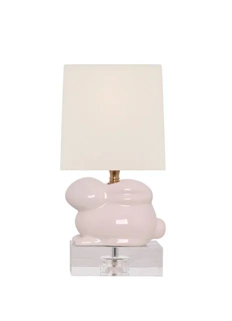 Soft Pink Bunny Lamp