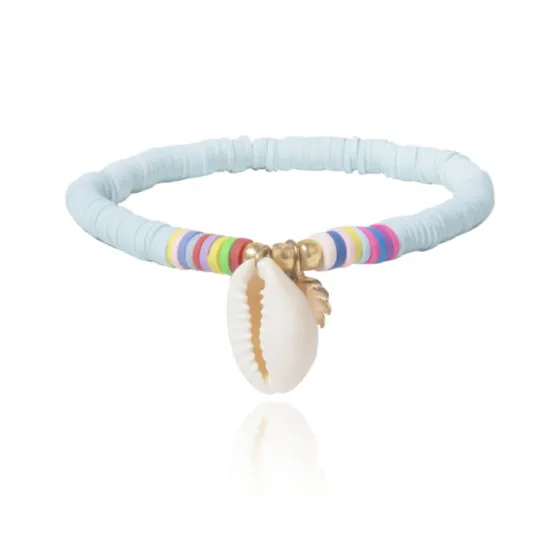 Soft Pottery Blue Sky Anklet / Bracelet