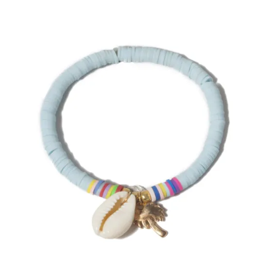 Soft Pottery Blue Sky Anklet / Bracelet