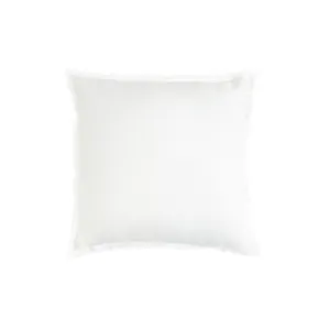 Soft White Linen Pillow 20x20