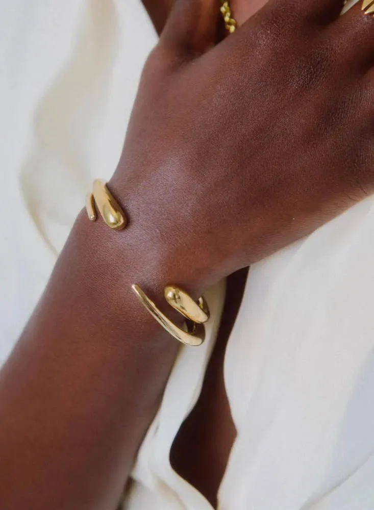 Soko - Delicate Dash Cuff - Silver